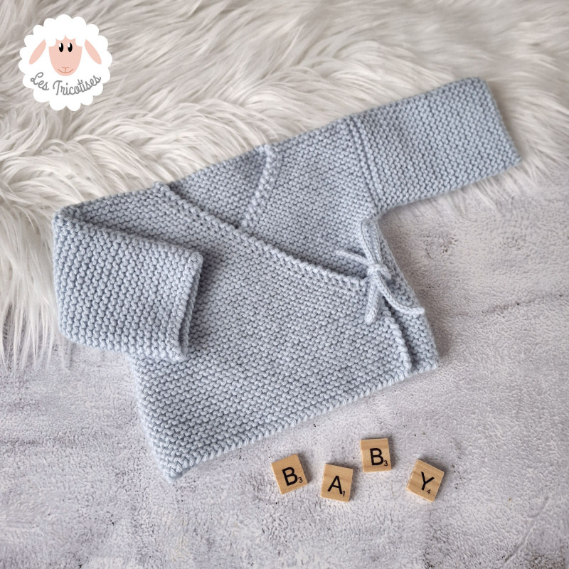 Brassière de naissance en laine