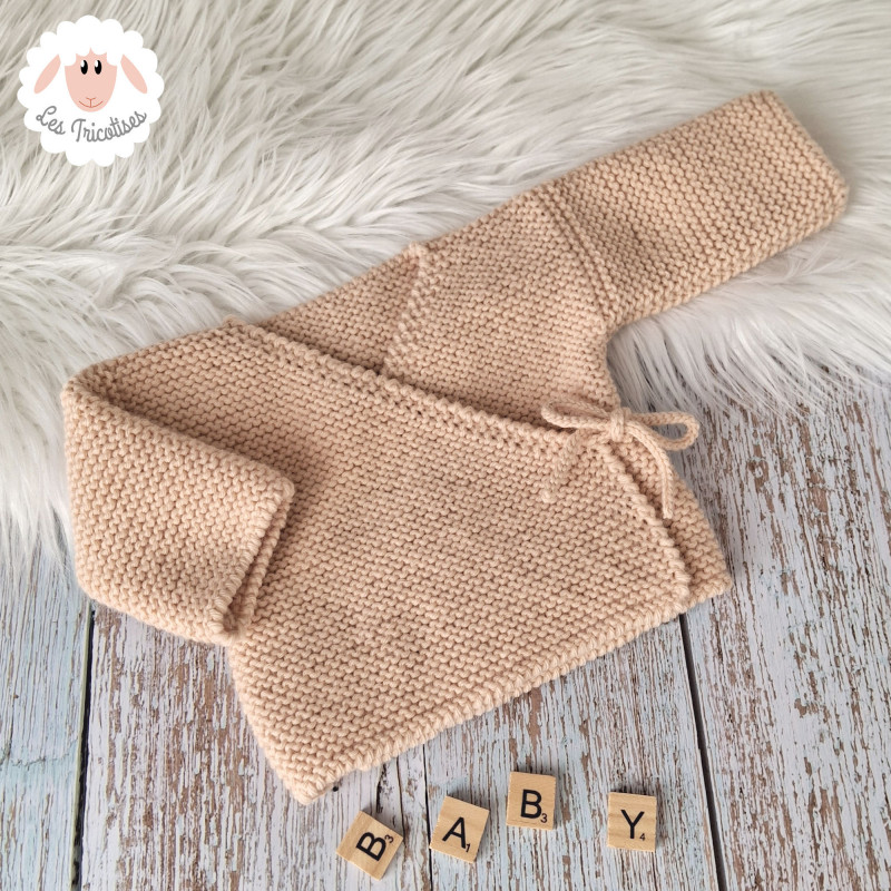 Brassière de naissance en laine