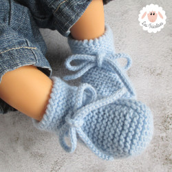Ensemble de naissance brassière béguin chaussons