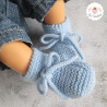 Ensemble de naissance brassière béguin chaussons