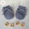 Moufles bébé en laine mérinos sur commande