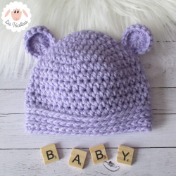 Bonnet et chaussons en maille épaisse