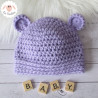 Bonnet et chaussons en maille épaisse