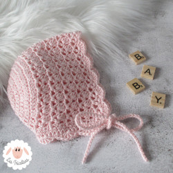 Bonnet béguin et ballerines en coton