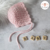Bonnet béguin et mocassins en coton