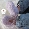 Chaussons ballerines en laine
