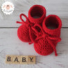 Chaussons bébé en laine mérinos