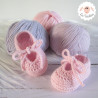 Chaussons ballerines en laine