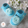 Chaussons babies en laine layette