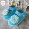 Chaussons babies en laine layette