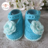 Chaussons babies en laine layette