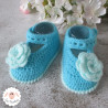 Chaussons babies en laine layette