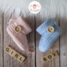 Chaussons fille ou garçon en laine mérinos