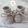 Bonnet et chaussons en laine mérinos