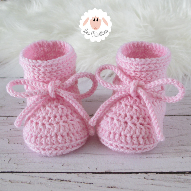 Chaussons bébé en laine mérinos