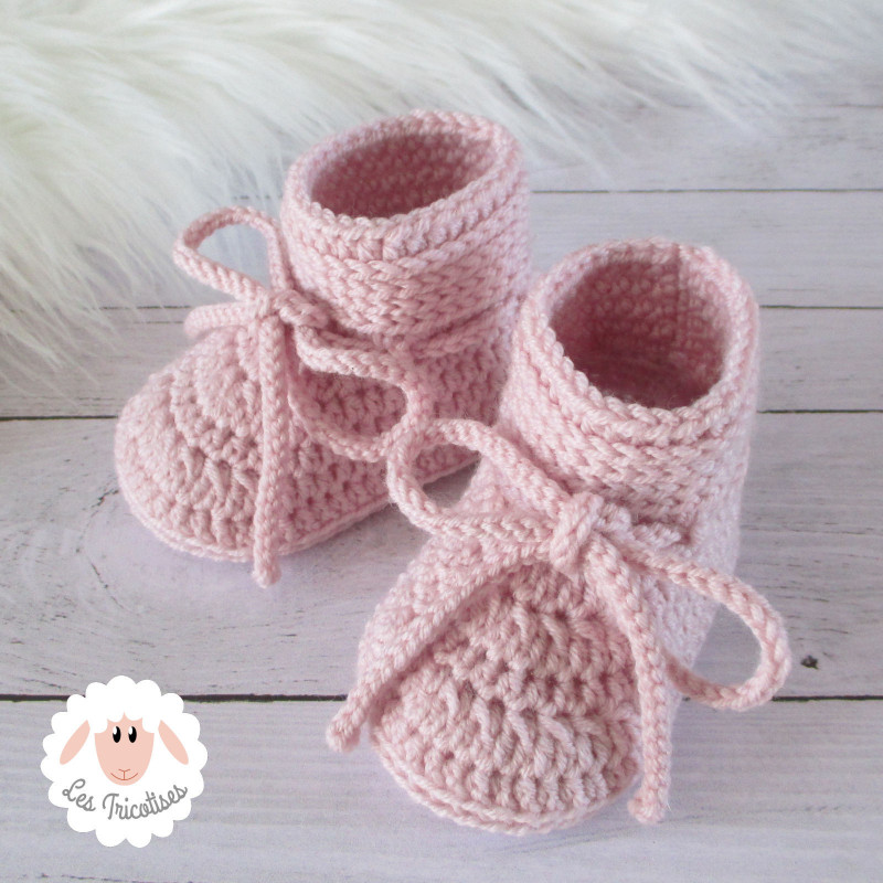 Chaussons bébé en laine mérinos