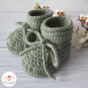 Chaussons bébé en laine mérinos