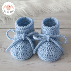 Chaussons bébé en laine mérinos