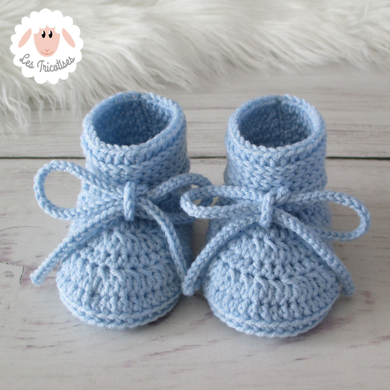 Chaussons bébé en laine mérinos