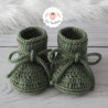 Chaussons bébé en laine mérinos