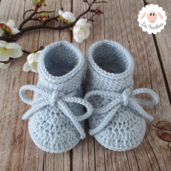 Chaussons bébé en laine mérinos
