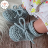 Chaussons bébé en laine mérinos