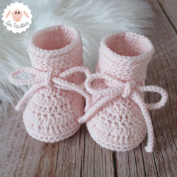 Chaussons bébé en laine mérinos