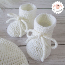 Chaussons bébé en laine mérinos