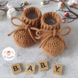 Bonnet ourson et chaussons