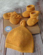 Bonnet & chaussons & moufles